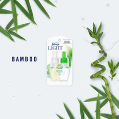 Febreze Light Plug Bamboo Starter Kit with Fade Defy Technology Pack of 2