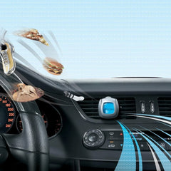 Febreze Car Vent Clip Air Freshener, Odor Eliminator for Strong Odors, Up to 30 Days Freshness, Laundry Fresh, 4 Packs